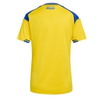 Camiseta Suecia Primera Equipación Replica Mundial 2026 para mujer mangas cortas